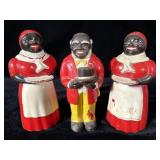 Aunt Jemima & Uncle Mose plastic Salt & Pepper >