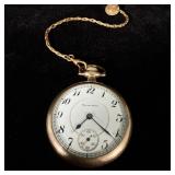 Antique South Bend 17 jewel pocket watch w/fob >