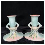 Roseville Moss candle holder 1107-4 1/2