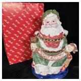 1993 Fitz & Floyd Old World Santa Claus Cookie Jar