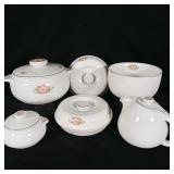 Hall China Wild Rose White Sani-Grid Small >