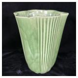 Shawnee Pottery Dark Green Vase >