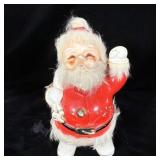 Napco Bedford Ohio Santa Claus Faux Fur Piggy Bank