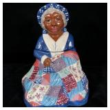 Rick Wisecarver Black Americana Folk Art Quilting>