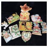 Antique celluloid and other greeting cards