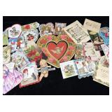 Vintage greeting cards Valentines and others