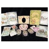 Antique Victorian greeting cards Valentines &>