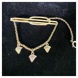 10K Black Hills Gold leaf tie bar