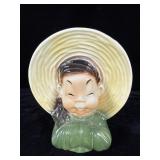 Vintage Royal Copley Art Pottery Asian Chinese >
