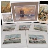 Antique Photographs of Ships Victorian Era & Later