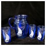 Ships Sailboat Sportsman Series Cobalt Blue 86oz >