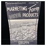 1933 Marketing Farm Products Book