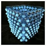 Antique La Belle Glass Co Imperial Blue Dew Drop >