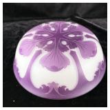 Karl Lindeberg Art Nouveau cameo glass bowl 11.5"