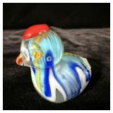 Murano Blown Glass Bird Paperweight