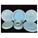Vintage Fiesta Turquoise Blue 18pc Serving >