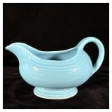 Vintage Turquoise Homer Laughlin Gravy Boat >