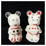 Walt Disney Mickey & Minnie Mouse Ceramic Salt >