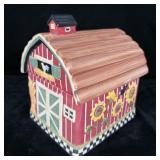 Country Barn Sunflower Cookie Jar