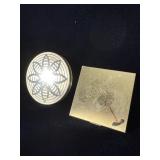 (2) vintage Pilcher makeup compacts