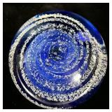 Large Austrian Galaxy Swirl Paperweight