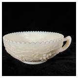 Vintage Imperial Glass Grape Ivory Bowl 5.5"
