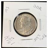 1964-D Silver Quarter DDR