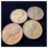 1913, 1913-D, 1914 & 1915 Wheat Pennies