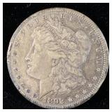 1892-CC Silver Morgan Dollar