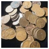 (50) Wheat Pennies