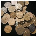 (50) Wheat Pennies