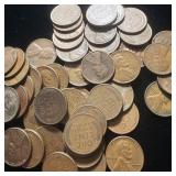 (50) Wheat Pennies