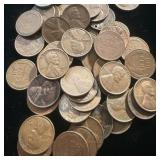 (50) Wheat Pennies