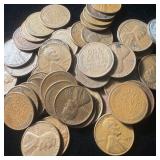 (50) Wheat Pennies