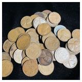 (50) Wheat Pennies