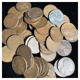 (50) Wheat Pennies