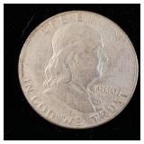 1960-D Silver Franklin Half-Dollar