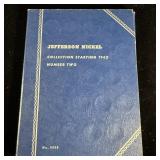 Jefferson Nickels Coin Book Starting at 1962