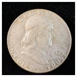 1952-D Silver Franklin Half-Dollar