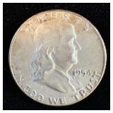 1954 Silver Franklin Half-Dollar