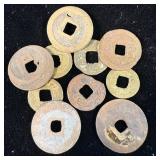 Ancient Chinese cash coins (unable to date)