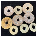 Ancient Chinese coins (not able to date)