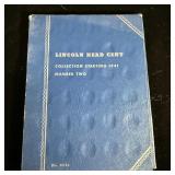 Lincoln Head Cent Collection Starting 1941