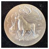 Wittnauer Precious Metals Sterling Silver Caribou