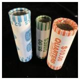 $10 Uncircirculated South Dakota Quarters, $5 >