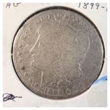 1899-O Silver Morgan Dollar