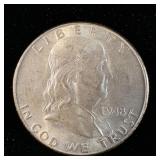 1948-D Silver Franklin Half-Dollar MS