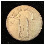 1927 Silver Standing Liberty Quarter