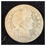 1901 Silver Barber Quarter