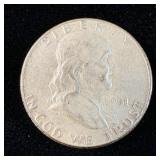 1951 Silver Franklin Half-Dollar